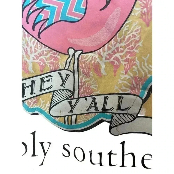 SIMPLY SOUTHERN SIZE SMALL TANK SHIRT WITH HEY YALL - Picture 2 of 3